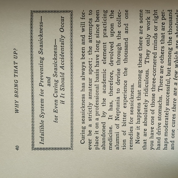 Why Bring That Up? A Guide To and From Seasickness - 1936 - Picture 11 of 16